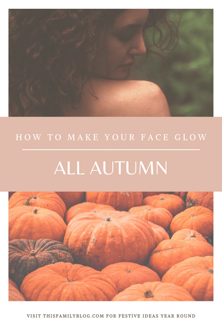 DIY autumn face mask