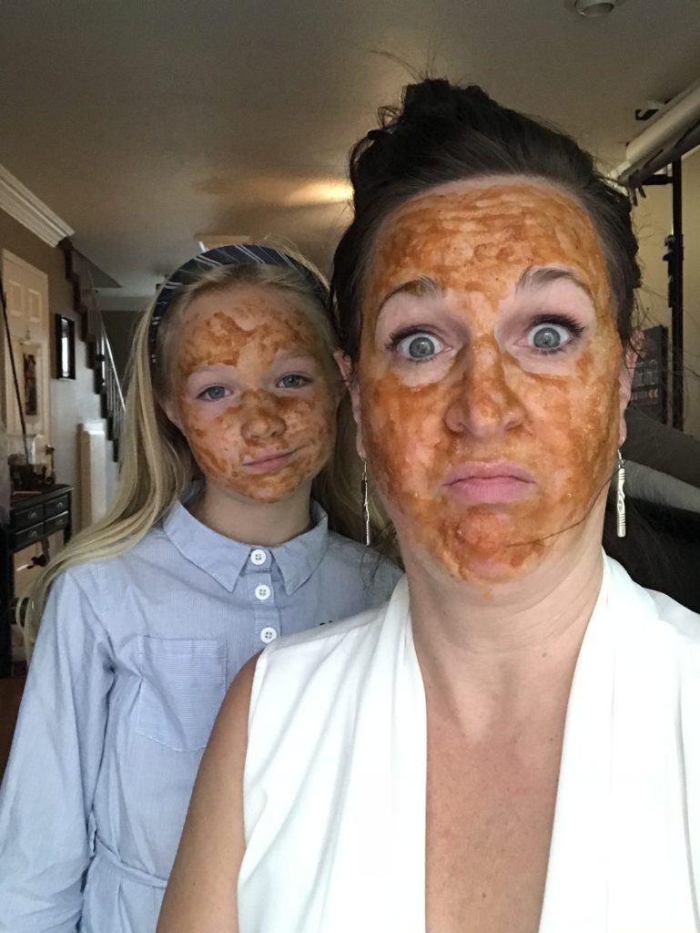DIY Pumpkin face mask