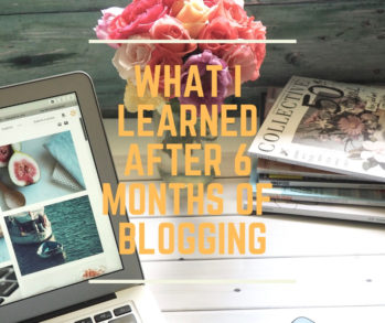 lessons after 6 months of blogging