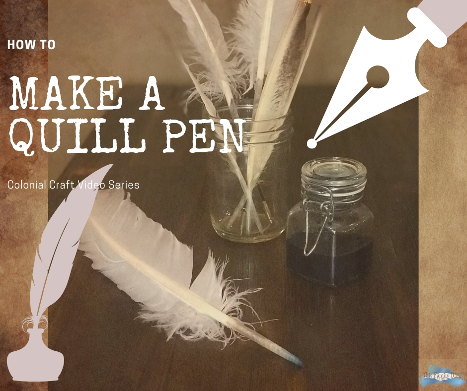 DIY tutorial make a quill pen