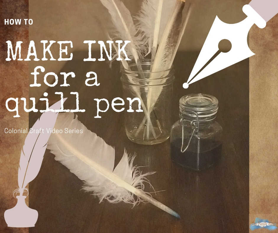 DIY Tutorial make ink for feather pen