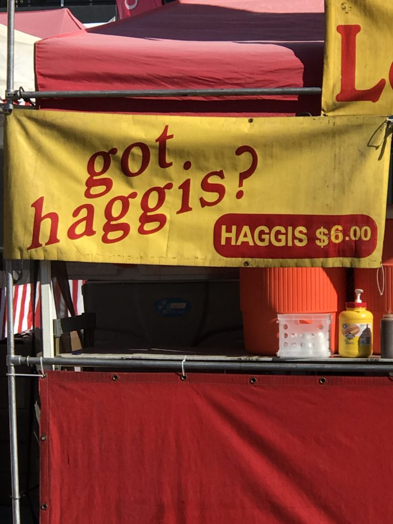 haggis stand