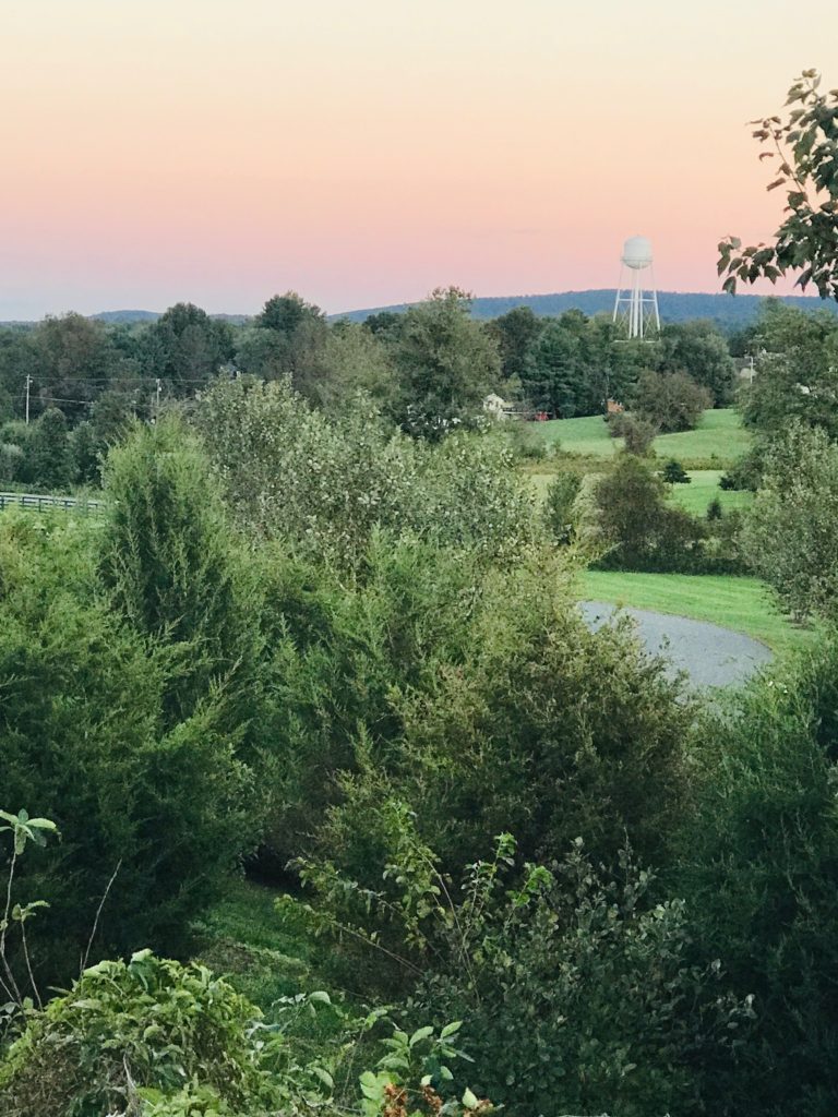 Middleburg Virginia sunset