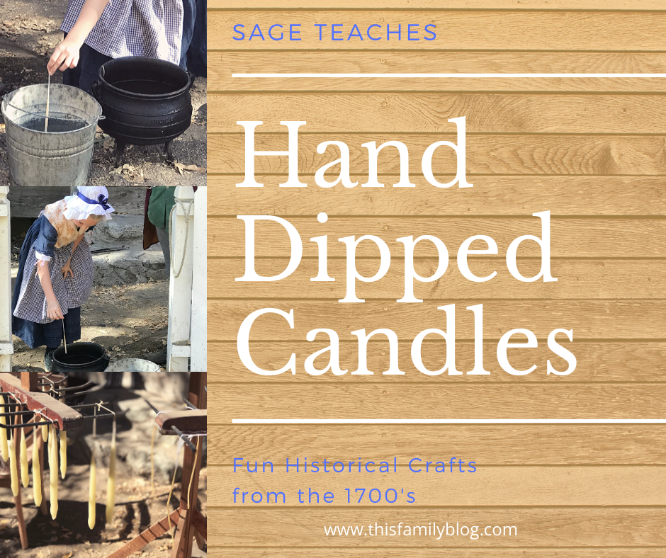 colonial crafts hand dipped candles