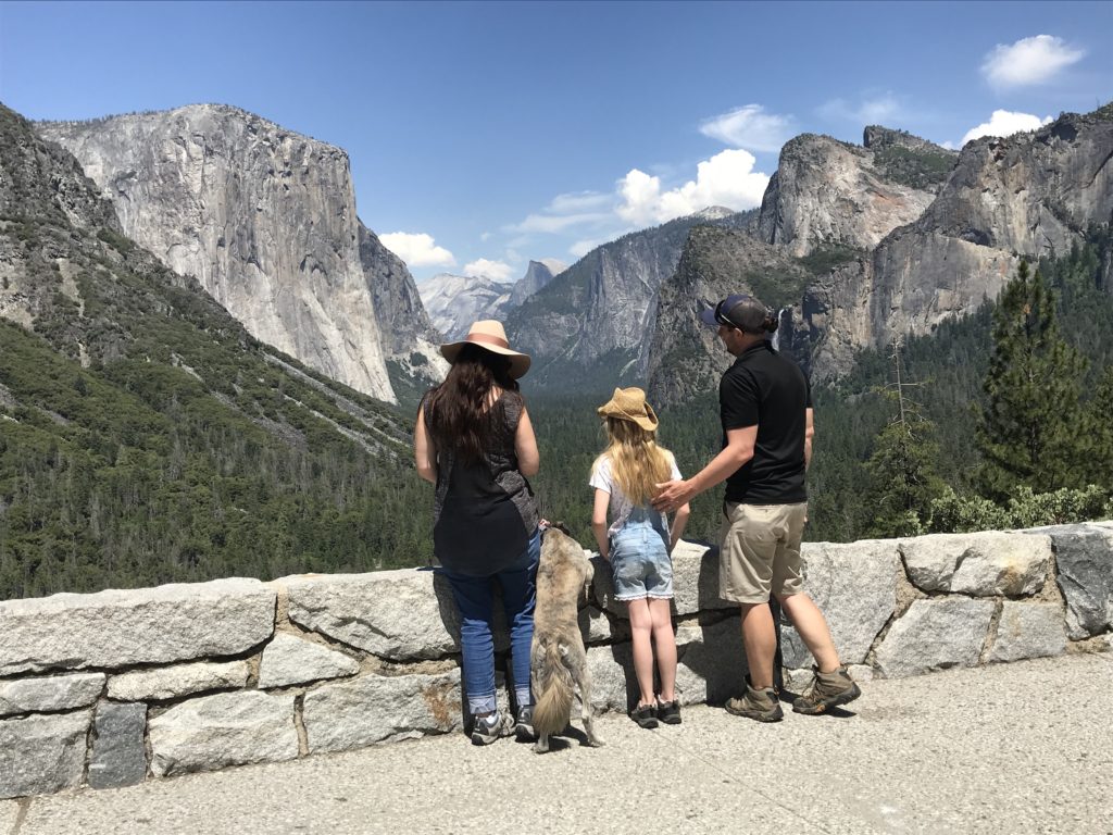Travel historic Yosemite south gate california