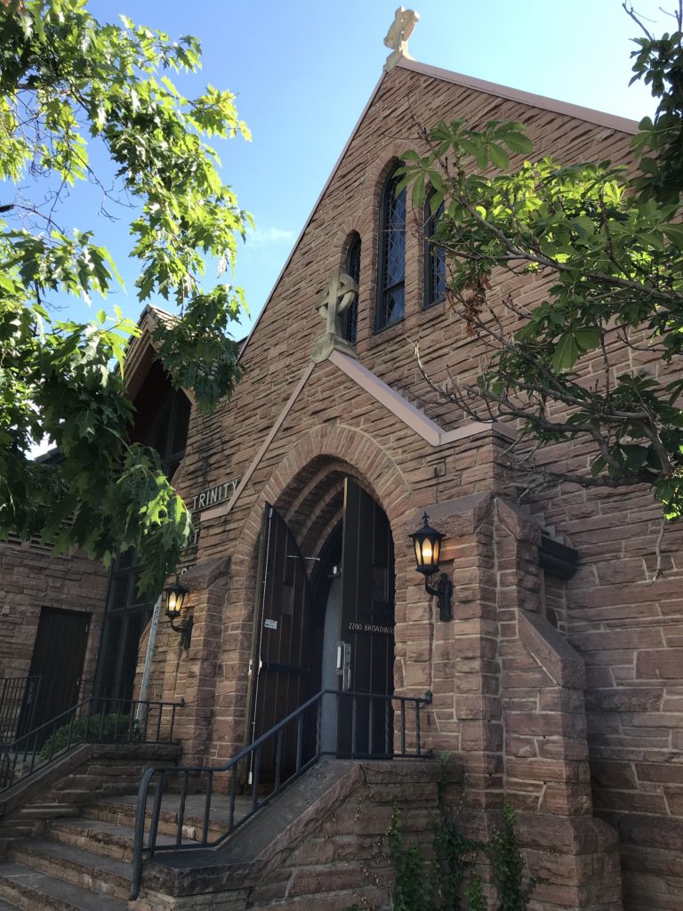 historic trinity church of Boulder Colorado
