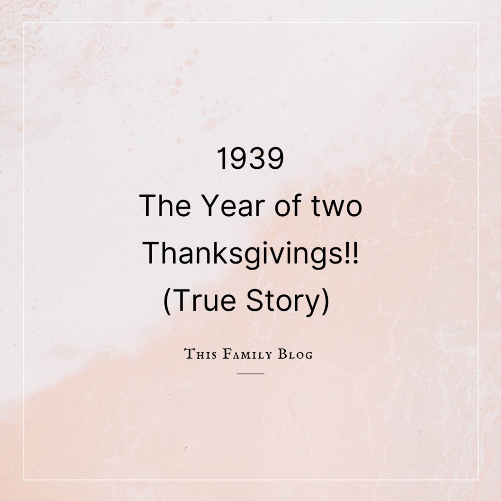 Thanksgiving history trivia this family blog