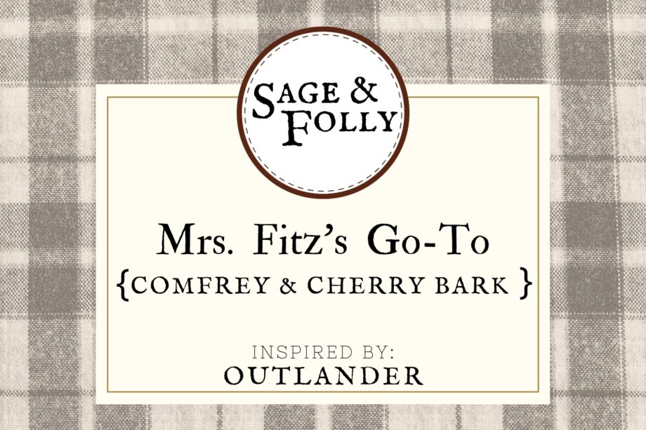 outlander tea comfrey and cherry bark