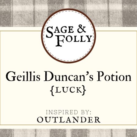 Geillis Duncan luck potion outlander tea